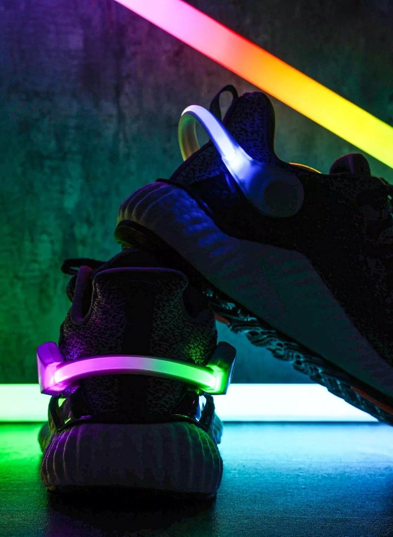 1pair Rainbow LED Running Sneaker Light - Image 2