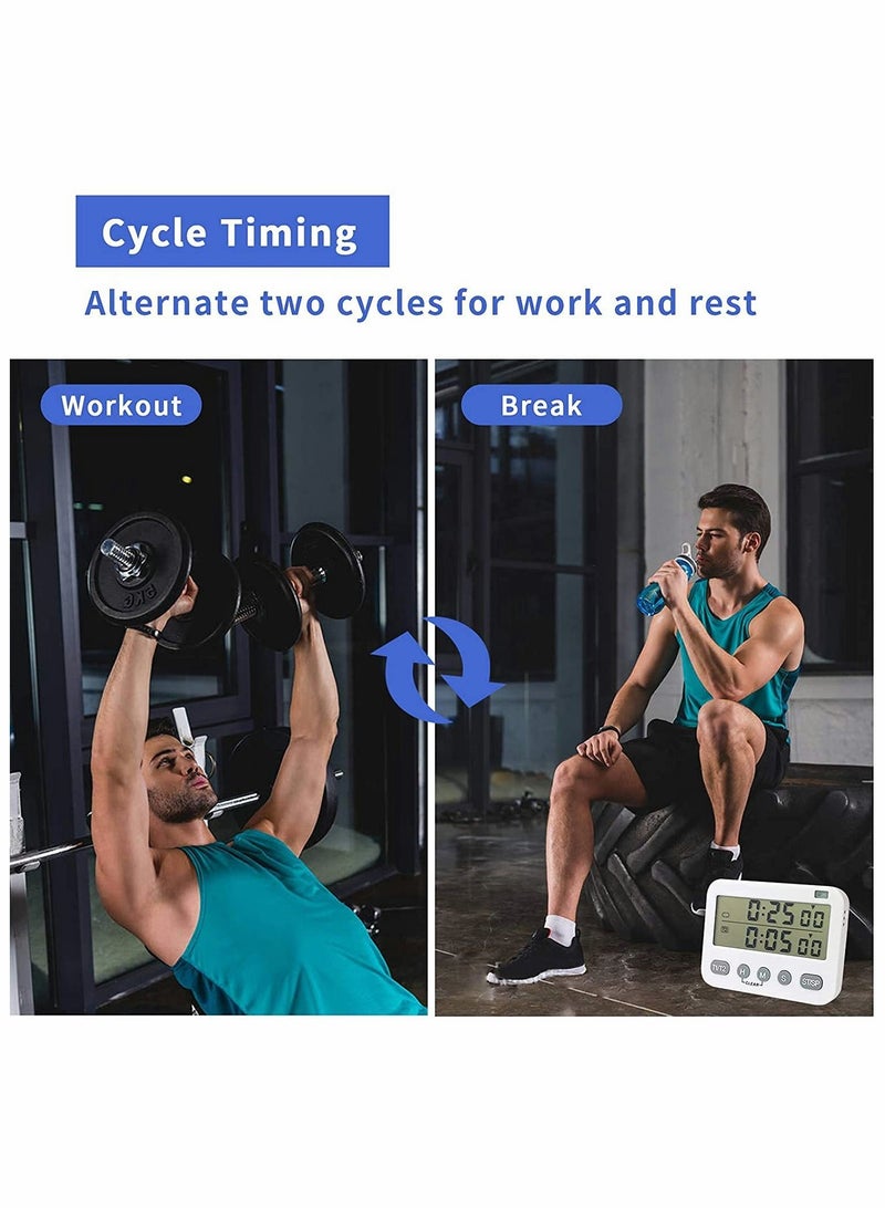 KASTWAVE 2 in 1 Kitchen Timer, Digital Kitchen Timer,24-Hours Digital Timer - Image 3