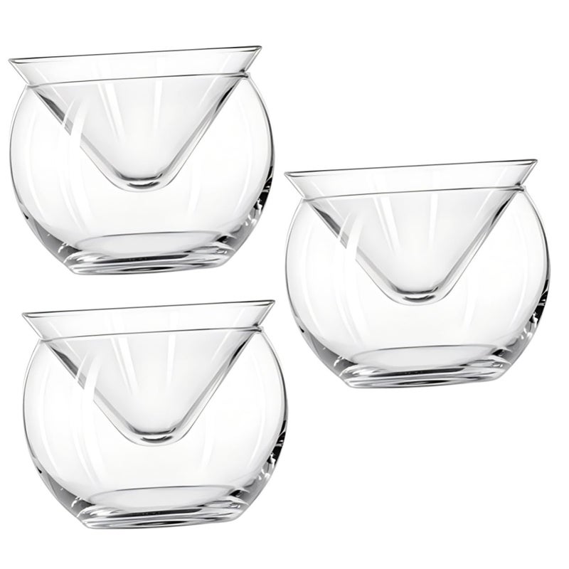 Glass Caviar Chiller Bowl with Ice Dish for Appetizers Salads and Desserts - Image 2