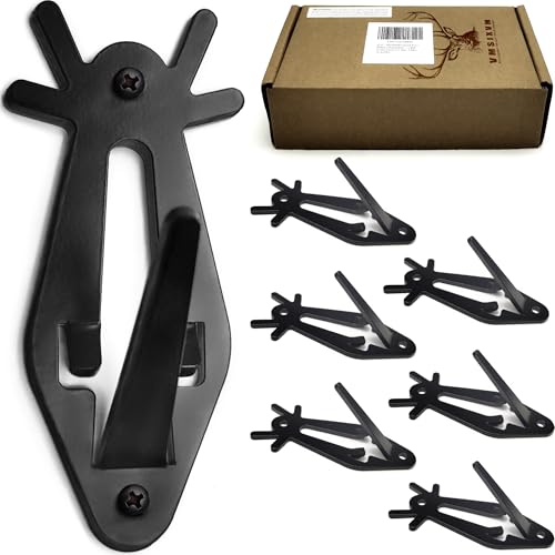 VMSIXVM European Mount Skull Hanger, Deer Skull Wall Hooker for Hanging Deer Head, Pronghorn and Other Smaller Animals, Euro Mount Hanger with Easy Install Kit for Indoor Outdoor - Image 1