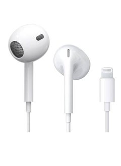 Lightning Headphone Wired Built-in Microphone & Volume Control in-Ear Stereo Headset Compatible with iPhone