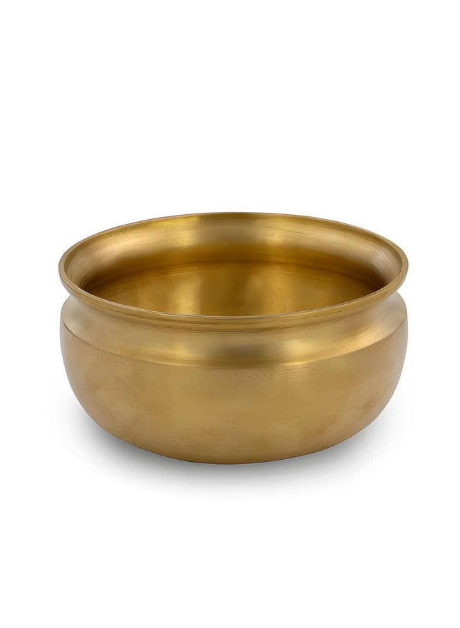 Nutrion Kerala's Purest Nonstick Bronze/Kansa Pongal Pot/Gundu/Cooking Pot/Aandi/Made to Last for Ever |Life Time Warranty(2.4 Litre) - Image 1