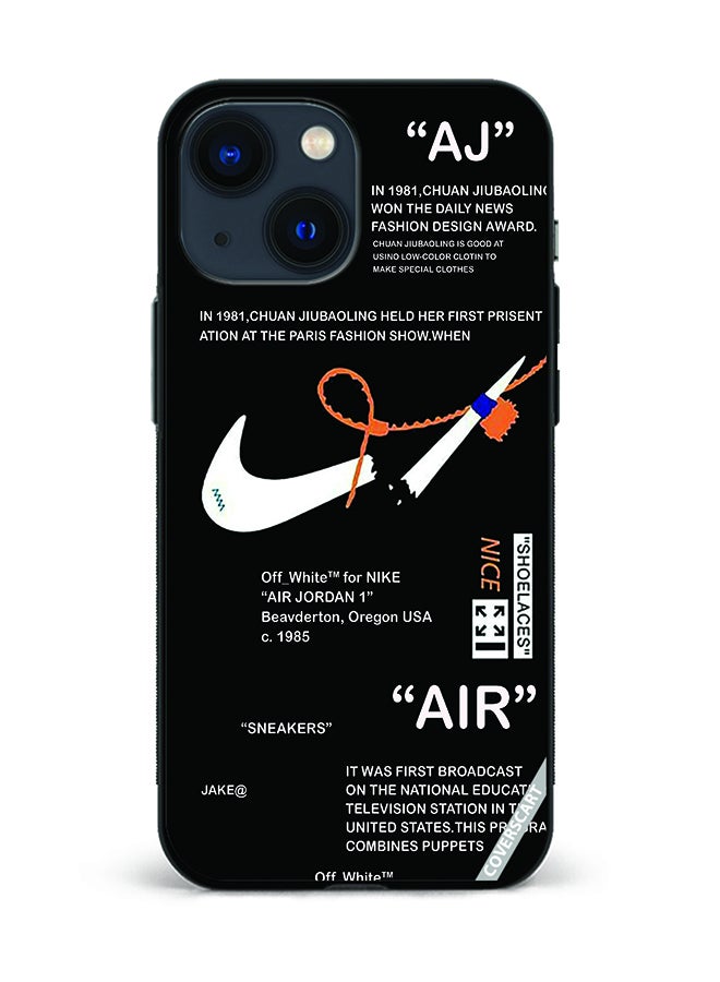 COVERSCART Protective Case Cover For Apple iPhone 13 Mini Nike Off Black Design Black