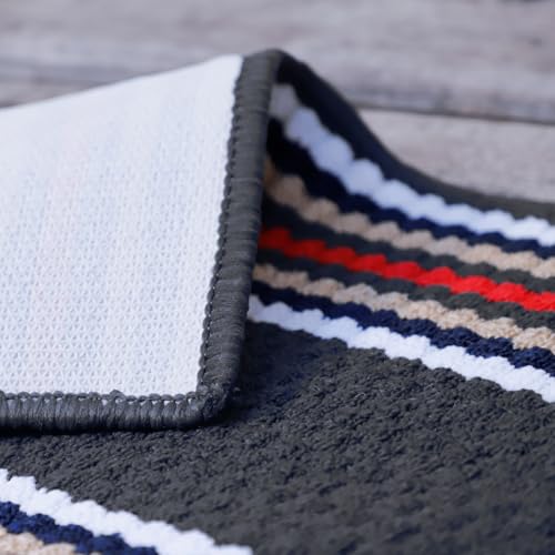 Status Contract Anti Slip Front Monsoon Doormat (38x58cm)| Living Room Rug for Entrance Door|Polypropylene Floor Mat for Home|Essential Small Rug for Office, Bedroom & Kitchen|- Grey, Rectangular - Image 5