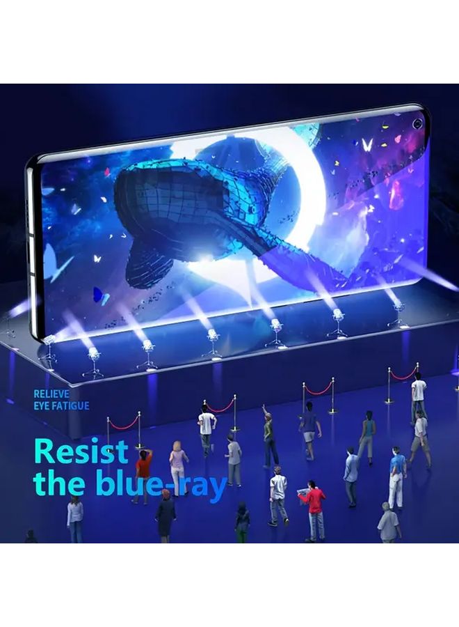 6 قطع حماية هيدروجيل شاشة لهاتف Galaxy S10e مضادة للضوء الأزرق حساسة للمس تغطية كاملة - Image 5