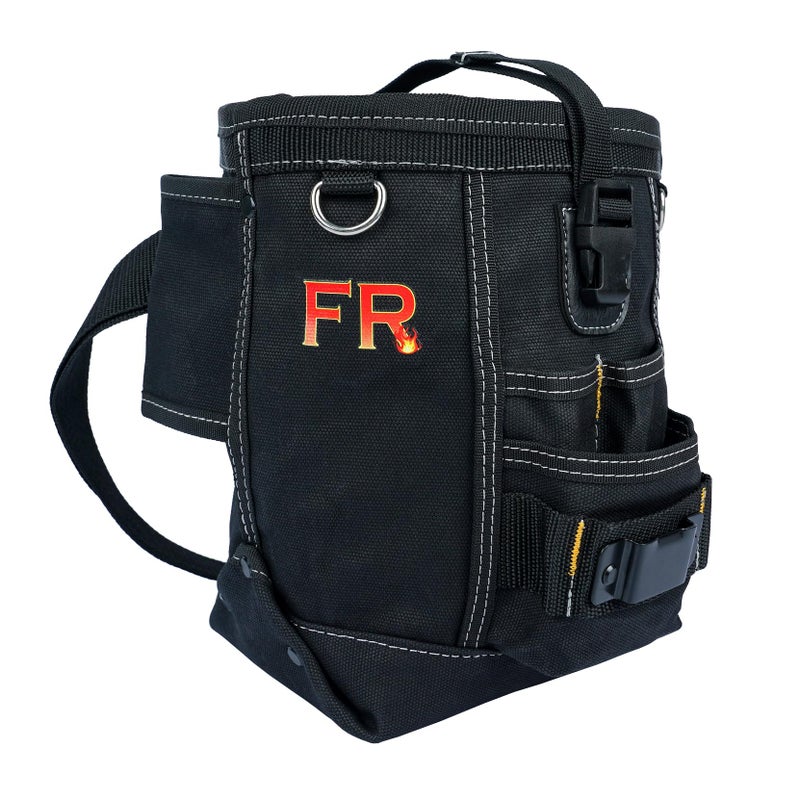 Zeluga 20-335 Heavy Duty Fire Resistant Fabric with Tape Clip Nylon Bolt Bag, Black - Image 3