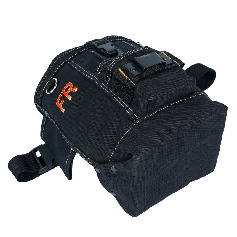 Zeluga 20-335 Heavy Duty Fire Resistant Fabric with Tape Clip Nylon Bolt Bag, Black - Image 5