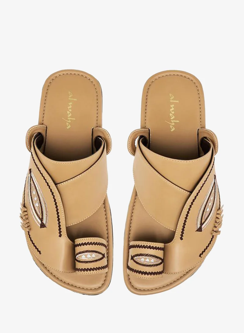 الواحة Men Embroidered Arabic Sandals Ramadan Collection