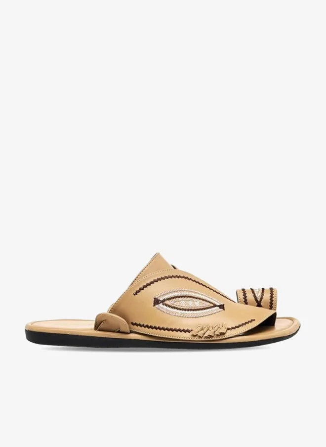 Al Waha Men Embroidered Arabic Sandals Ramadan Collection