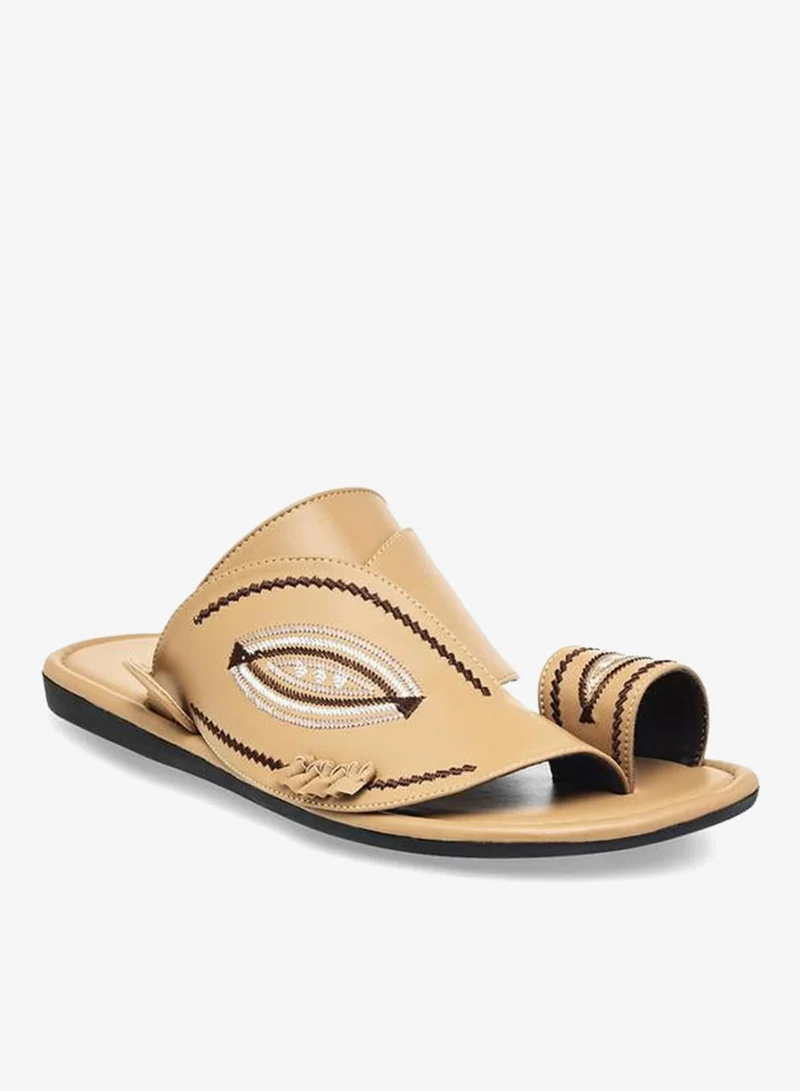 Al Waha Men Embroidered Arabic Sandals Ramadan Collection