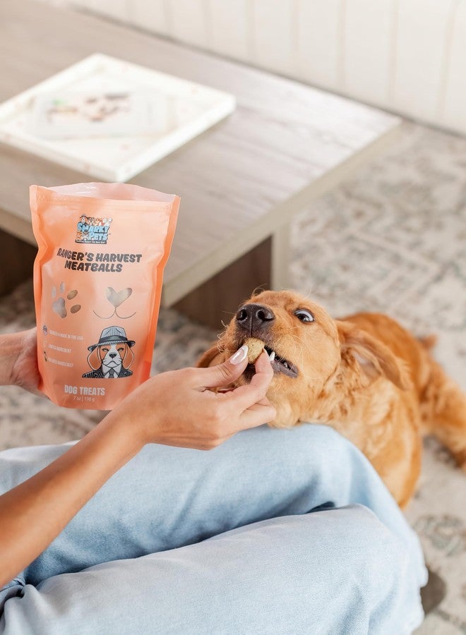 Snarky Pets Freeze-Dried Dog Treats – Harvest Meatballs – Ground Beef, Turkey, Pumpkin, Sweet Potato & Cinnamon – Natural Treats for Small, Medium & Large Dogs – No Preservatives – 7 oz Bag - Image 2