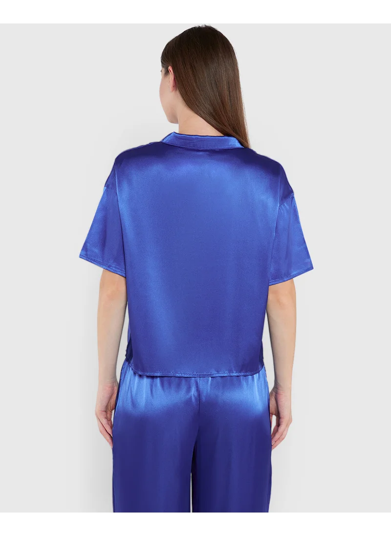 La Senza La Senza Unlined Satin Button Down Sleep Top