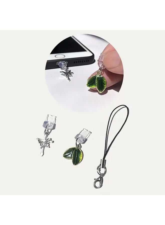 Phone Dust Plug For iPhone 6 14 Pro Max With Lanyard Halloween Christmas Gift - Image 1