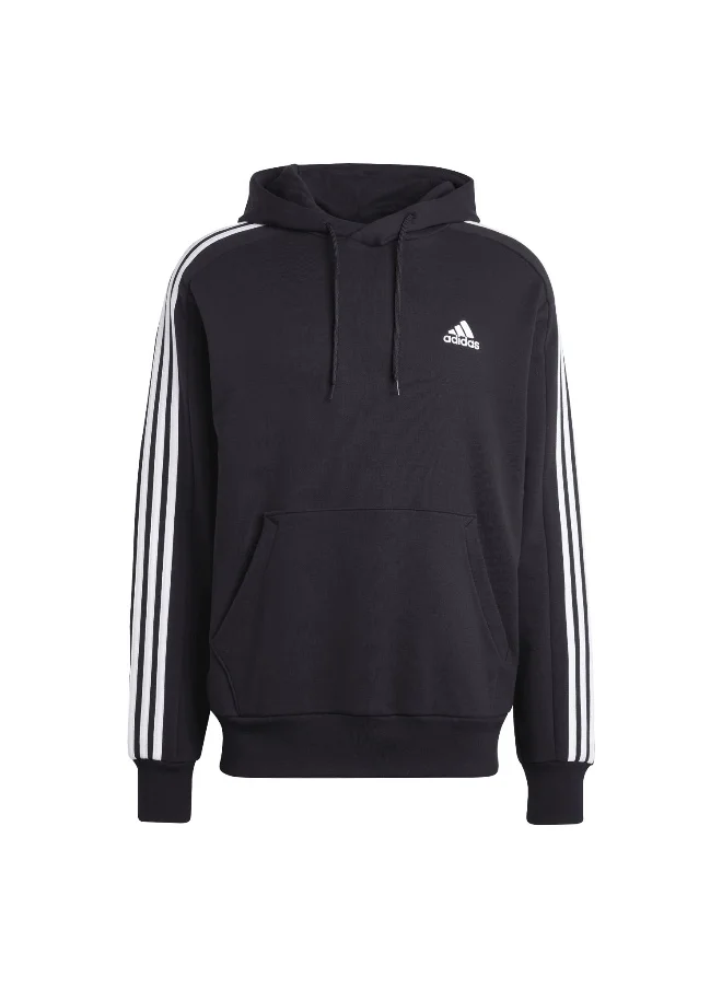 اديداس adidas M 3S Ft Hd Black Training Sweatshirts 2XS