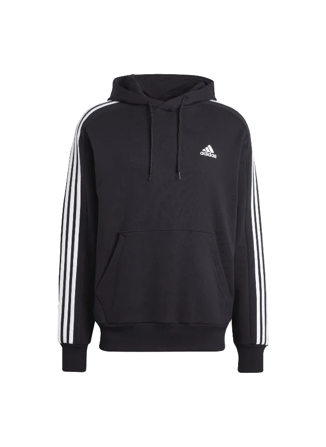 اديداس adidas M 3S Ft Hd Black Training Sweatshirts 2XS