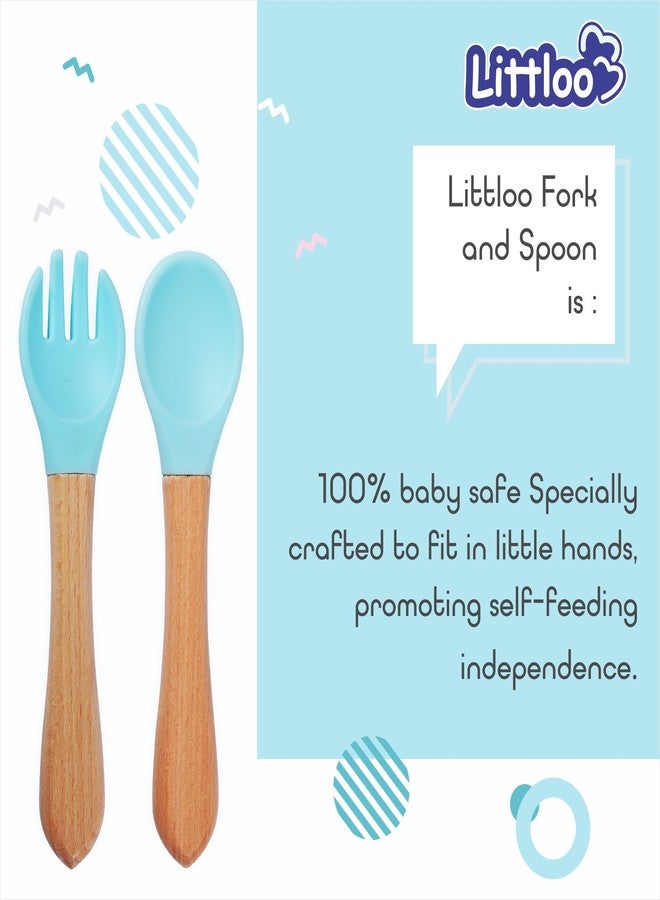 LITTLOO Baby Fork and Spoon Set | Specially Designed for Tiny Hands - Image 3
