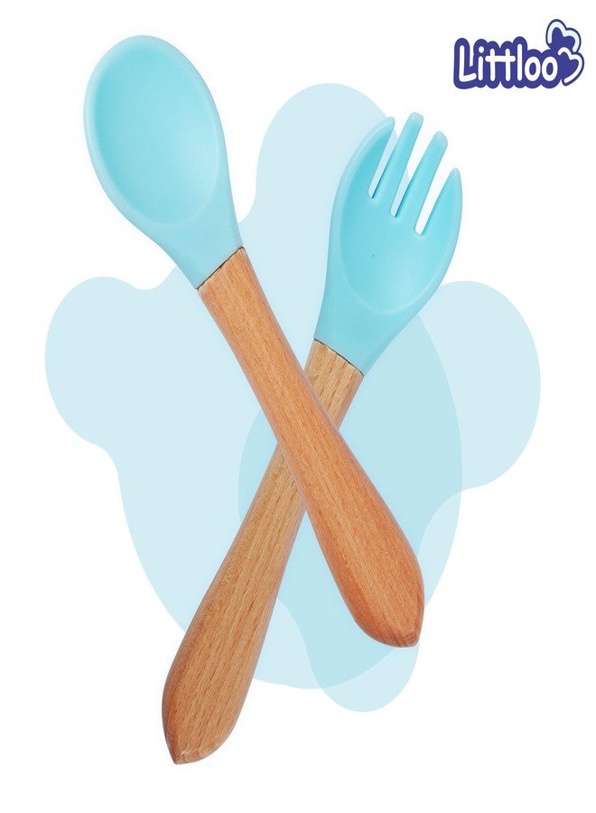 LITTLOO Baby Fork and Spoon Set | Specially Designed for Tiny Hands - Image 2