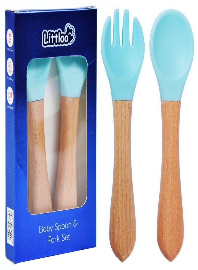 LITTLOO Baby Fork and Spoon Set | Specially Designed for Tiny Hands - Image 1