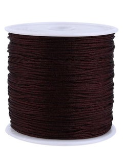 Generic 100M x 0.8mm Nylon Chinese Knot Cord Rattail Macrame Shamballa Thread String (Brown)  - Image 4