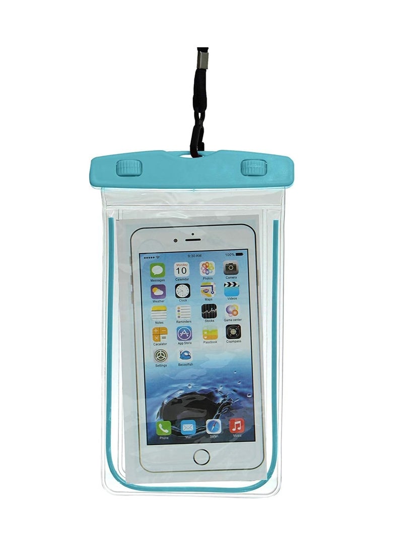 ten.tech - A comprehensive protection sea cover for the entire device with a clear view and water resistance suitable for swimming from Ten Tech – Sky blue - Image 1