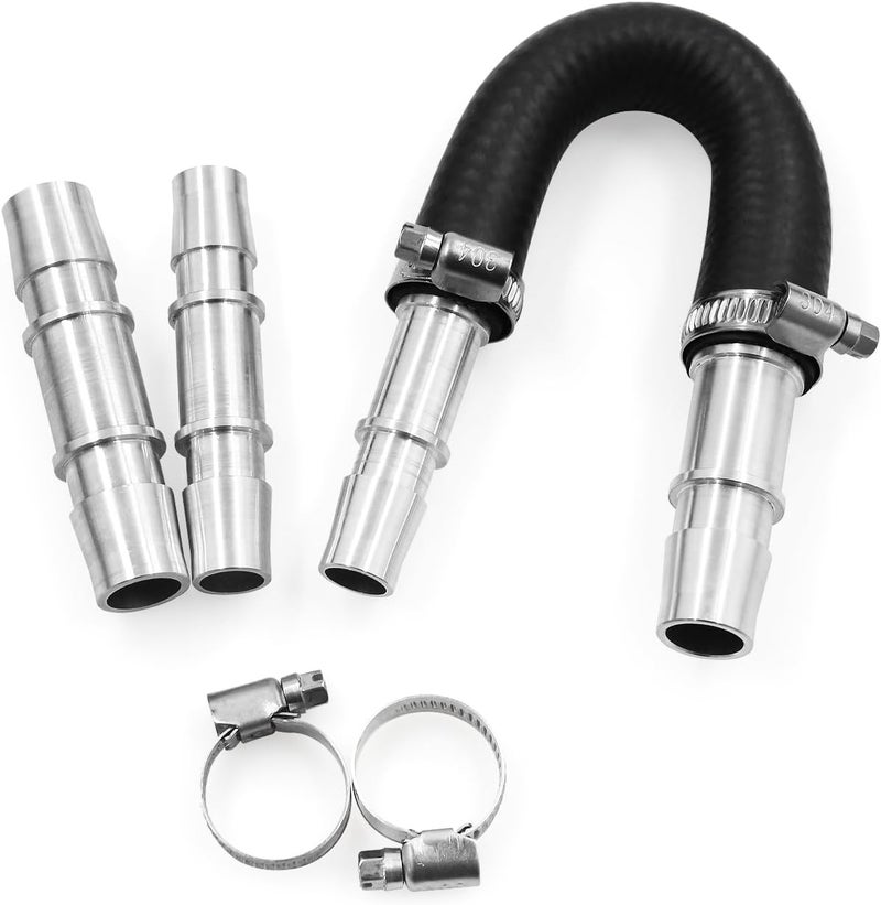 WnSEu Pro Engine Heater Core Kit with 5/8" and 3/4" End Hose and Aluminum Fittings - Image 1