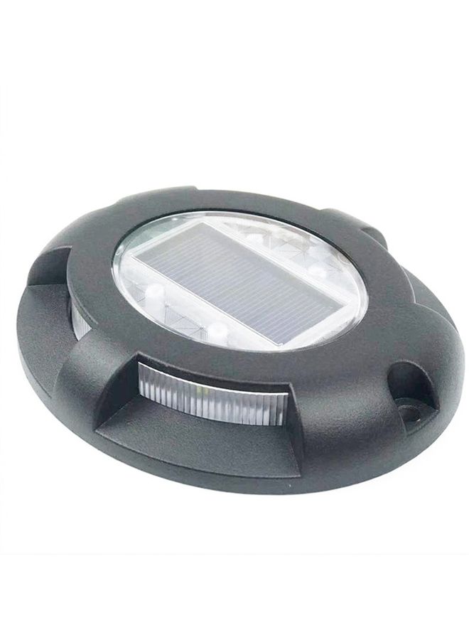 إسكدنيا مصباح LED أرضي مدمج يعمل بالطاقة الشمسية أسود 14x12x3Ø³Ù†ØªÙŠÙ…ØªØ± - Image 1