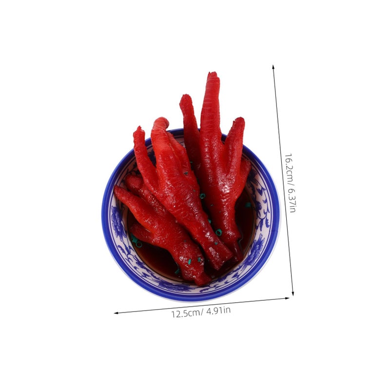 Realistic Chicken Feet Fake Food Model Imitation Food Decor For Restaurant Display Food Photography Props - Image 3