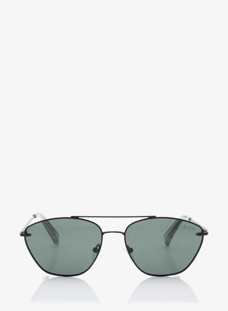 Lee Cooper Polarized Sunglasses Black Frame G15 Mirror Lens 56mm  - LC1210C03