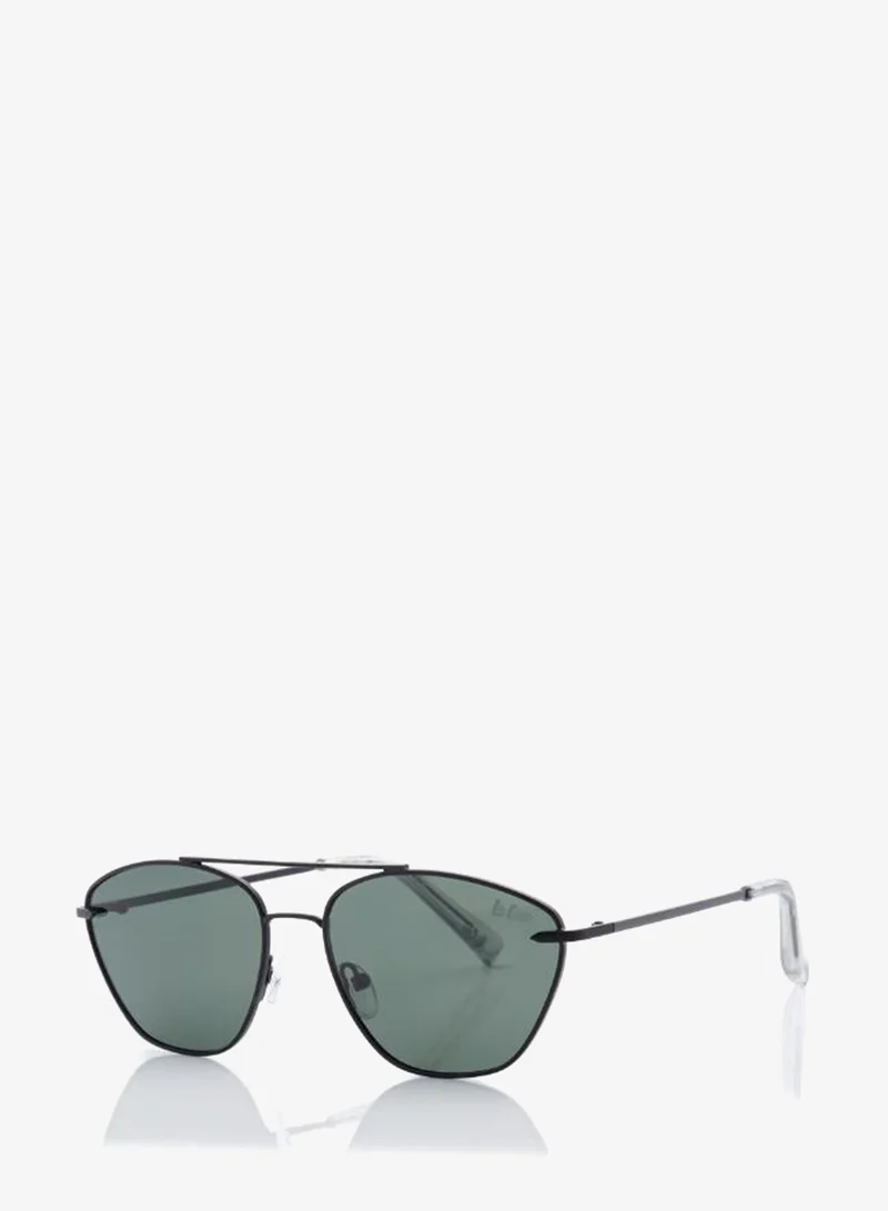 Lee Cooper Polarized Sunglasses Black Frame G15 Mirror Lens 56mm  - LC1210C03