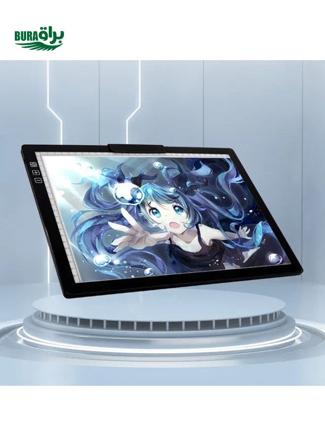 Generic - A4-D28B Rechargeable Copy Desk Drawing Board, Specification: With Charging Line+UK Plug Adapter - Image 1