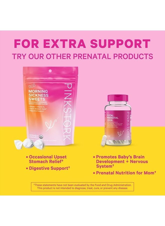 Pink Stork Folate: Methyl Folate - MTHFR Acid, Natural Form of Folic Acid for Pregnancy, Formulated for Mom + Baby, Women-Owned, 60 Capsules (Packaging May Vary)  - Image 5