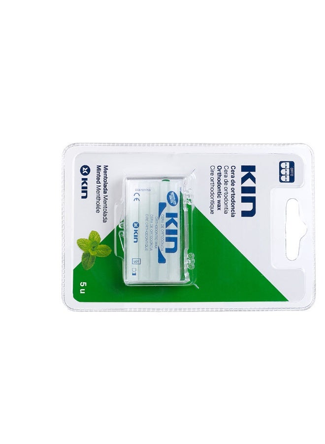 Kin Orthodontic Wax Mint-Flavored x5 - Image 2