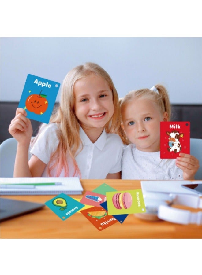50Pcs Children's Food Flash Cards, Gourmet Fruit Enlightenment Early Education Cognitive Cards - Image 5