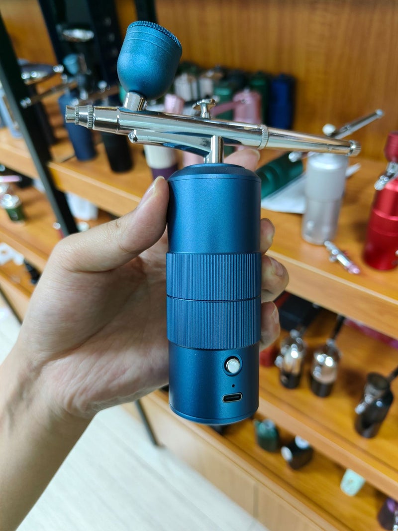 Portable Facial Oxygenation Device for Skin Hydration Blue 