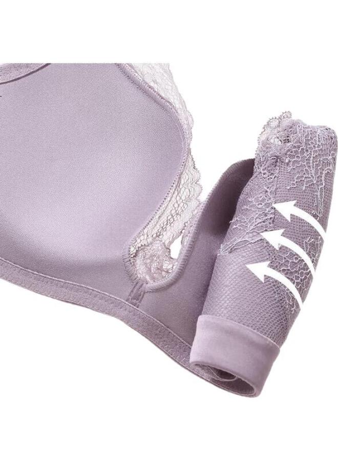 Aimer Wire-Free Push-Up Side Support Light And Lace Bra Am171791 Black B85 - Image 1