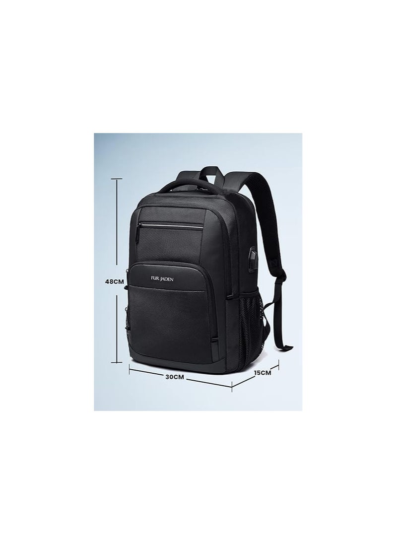 FUR JADEN - FUR JADEN unisex-adult Anti Theft 15.6 Inch Laptop Backpack with USB Port 15.6 Inch Laptop Backpack with USB Charging Port (pack of 1) - Image 1