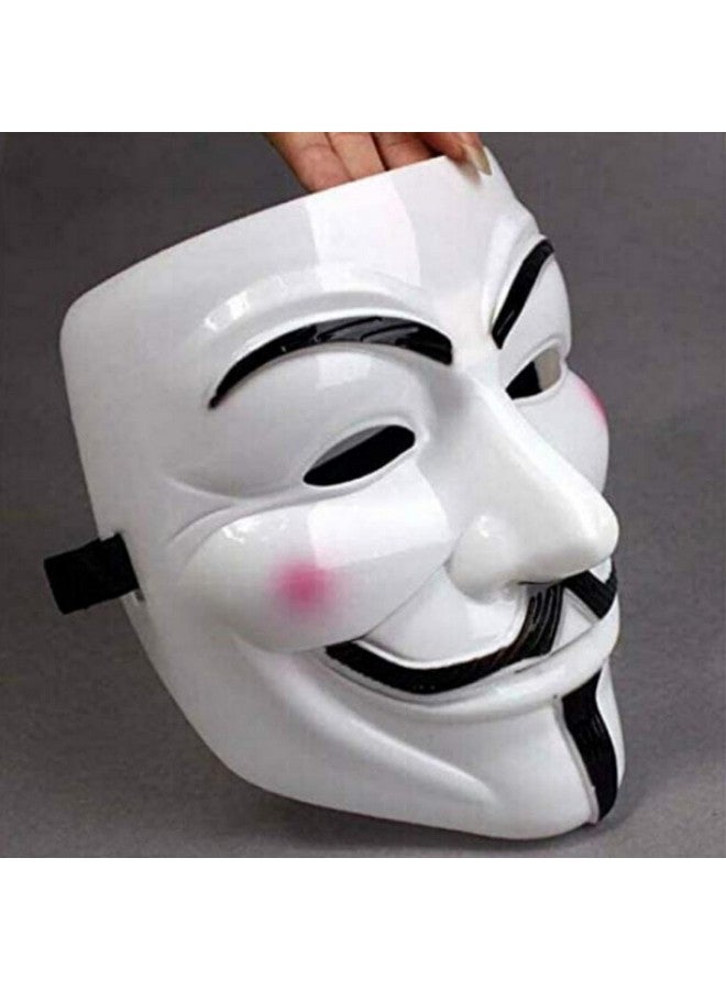 فافيلا قناع وجه مجهول من فافيلا - قناع وجه هاكر للأولاد | قناع فينديتا | قناع جاي فوكس | قناع وجه أبيض | قناع تنكر | قناع عيد ميلاد للأولاد | قناع هابير (3-فينديتا-جي/إس/آر جي) - Image 4