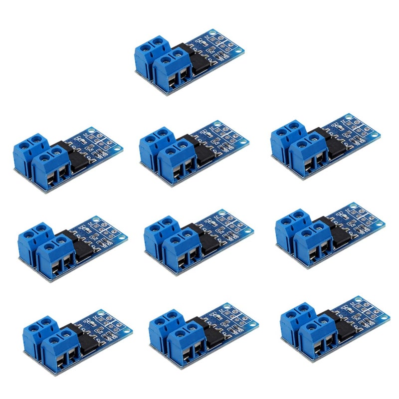 10Pcs High Power MOSFET Trigger Driver Module PWM Regulator for Motor LED Control - Image 2