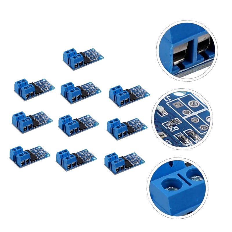 10Pcs High Power MOSFET Trigger Driver Module PWM Regulator for Motor LED Control - Image 3
