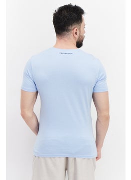 Men Crew Neck Short Sleeve Brand Logo T-Shirt, Light Blue - pzsku/Z9D67DB8620EAD8C777EBZ/45/_/1724351065/731acb92-8d24-483b-95fc-9e7ff63b2fdf