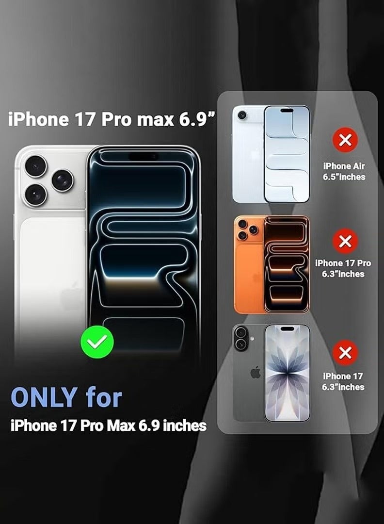 Compatible with Apple iPhone 17 Pro Max Case, Soft & Premium Liquid Silicone [Anti-Scratch Microfiber Lining] Shockproof Protective Slim Phone Cover Blue - Image 5