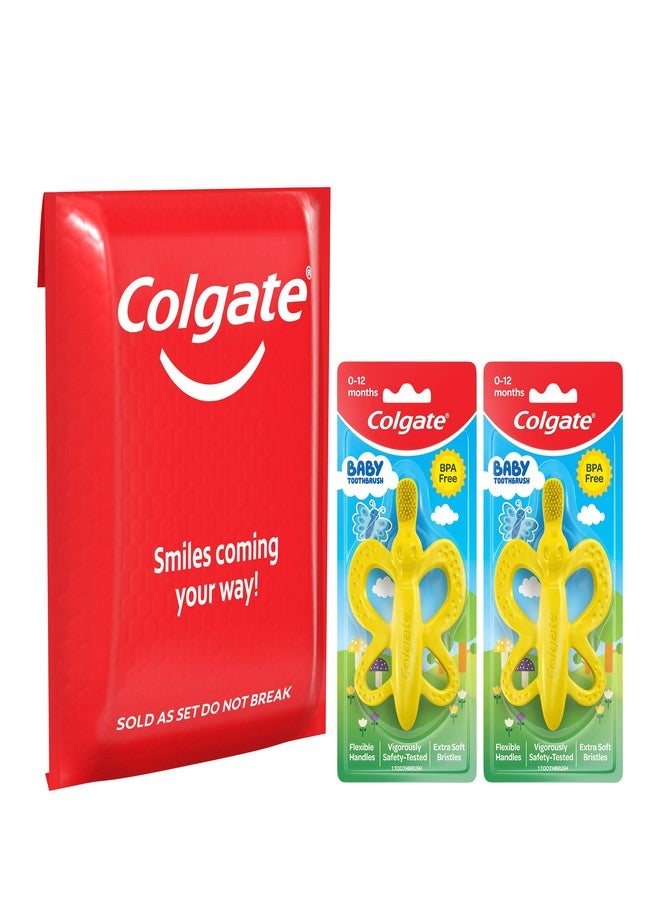 Colgate Baby Toothbrush and Teether, Bpa Free, 2 Count - Image 2