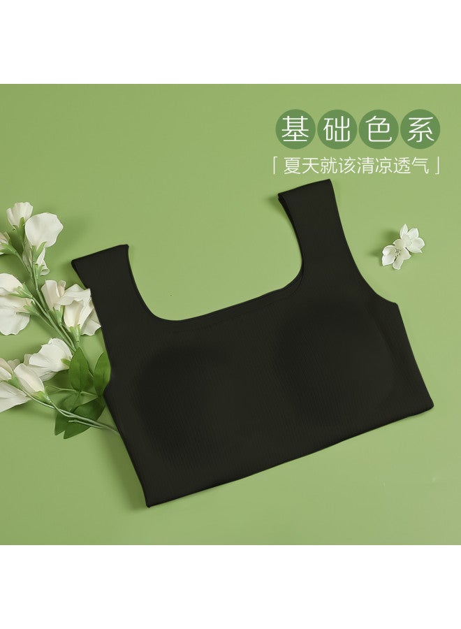 Red Bean Seamless Back-Shaping Camisole With Built-In Bra Pads, Summer Layering Tank Top For Women, Wearable As Outerwear - Image 4