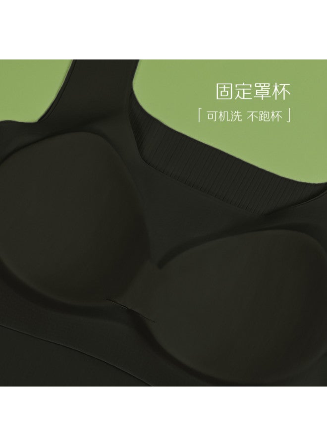 Red Bean Seamless Back-Shaping Camisole With Built-In Bra Pads, Summer Layering Tank Top For Women, Wearable As Outerwear - Image 5