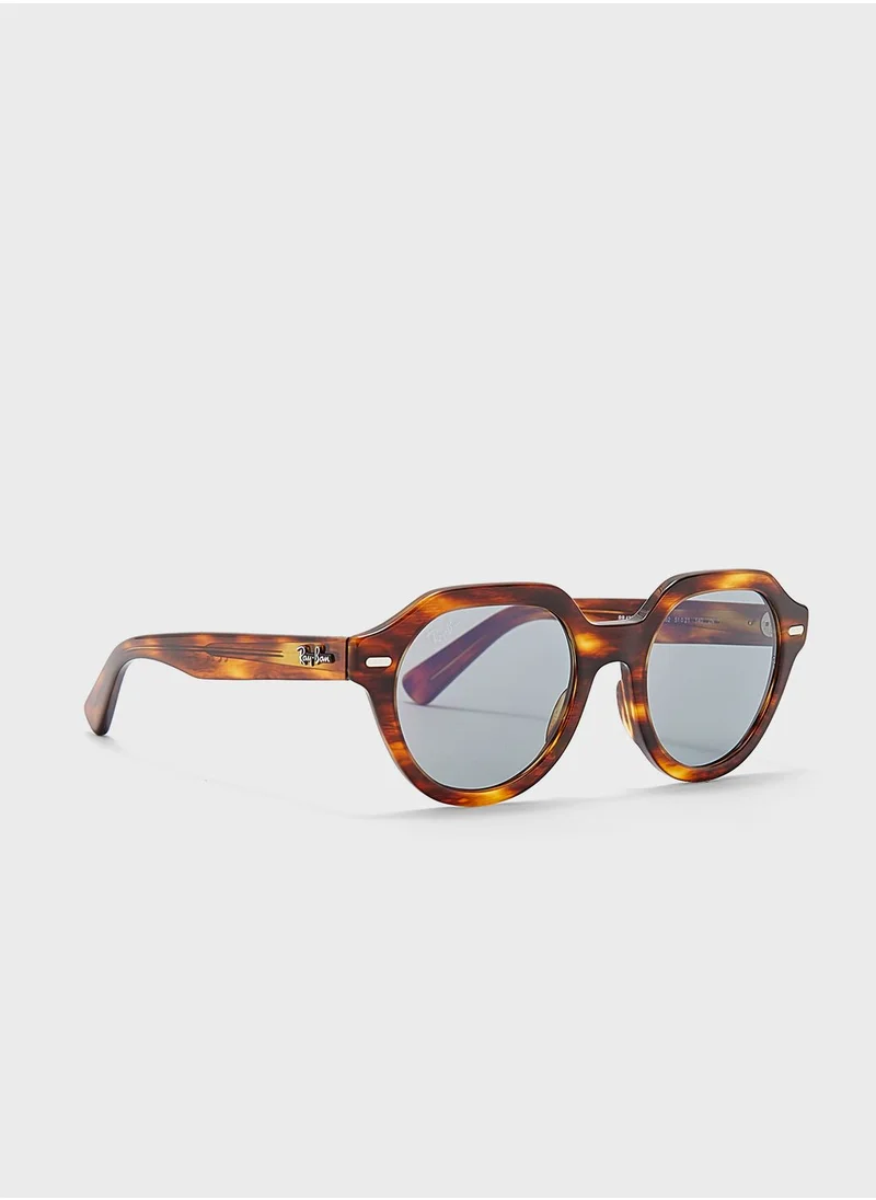 Ray-Ban 0Rb4399 Oversized Sunglasses