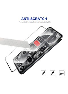 جرين تايجر For Nothing Phone 2 ENKAY غراء كامل من الزجاج المقسى المصنوع من الألومنيوم والسيليكون  - Image 3