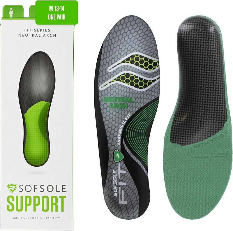 Sof Sole Insoles Unisex FIT Support Full-Length Foam Shoe Insert