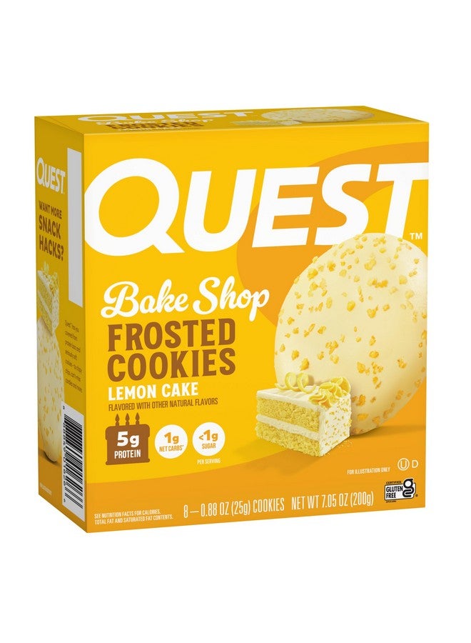 Quest Bake Shop Frosted Cookies, 5g Protein,Lemon Cake Flavour - Image 1
