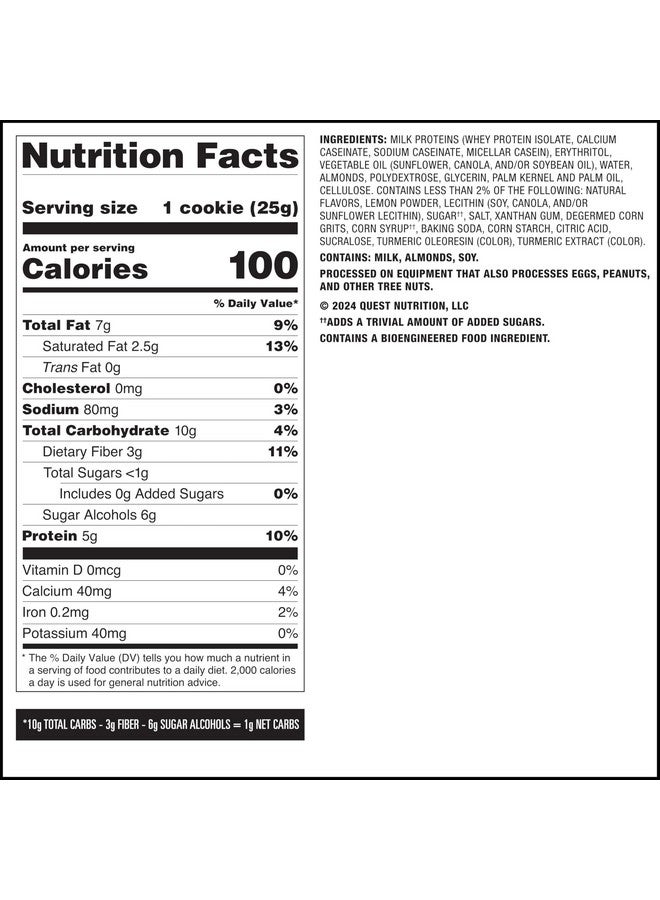 Quest Bake Shop Frosted Cookies, 5g Protein,Lemon Cake Flavour - Image 4