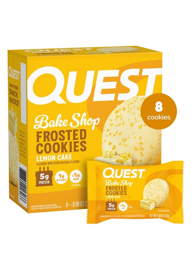 Quest Bake Shop Frosted Cookies, 5g Protein,Lemon Cake Flavour - Image 2
